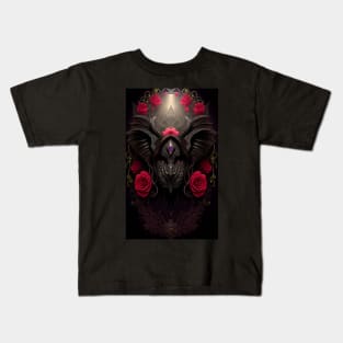 Floral Demon Kids T-Shirt